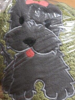 Kids Gray Dog Hooded Bath Towel with Pink Accent